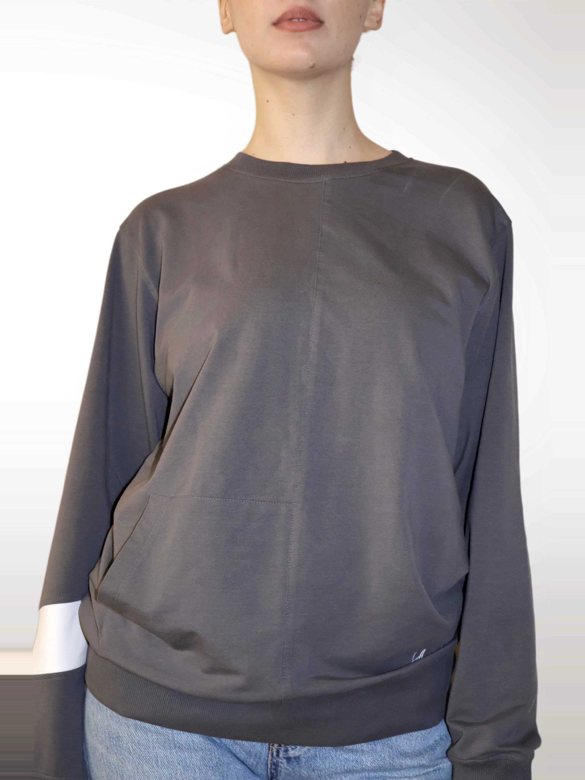 The Quiet Sweatshirt — Charcoal Grey